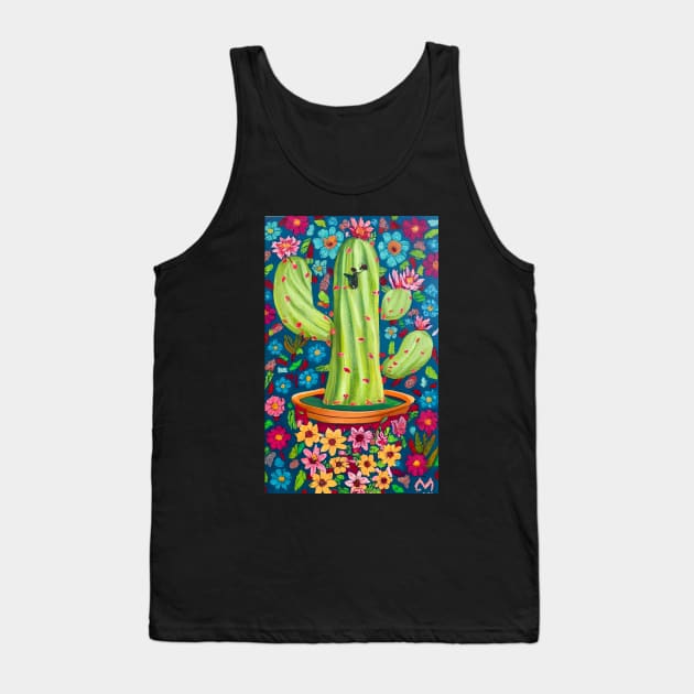 Cactus art Tank Top by IOANNISSKEVAS